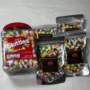 Skittles Candy Jar and Freeze Dried Packs